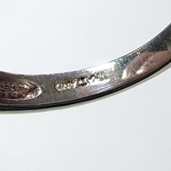 Green Amethyst with White Topaz Ring - Picture 10 of 13